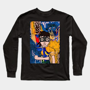 Immerse in NFT Character - MaleMask Street ArtGlyph with Basic Eyes on TeePublic Long Sleeve T-Shirt